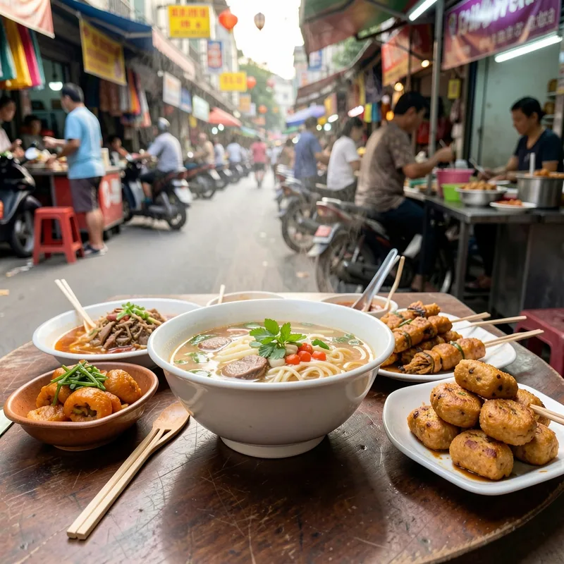 Street food asiatique